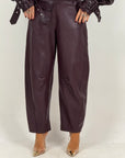 Pantalone LOUIS - pantalone in ecopelle