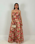 Abito FRAGOLINA - abito lungo fantasia fragole COLLEZIONE CHIC
