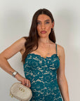 Abito PERFUME - abito longuette in pizzo con spalline