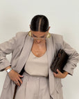 Tailleur DIAMOND - Giacca modello blazer e Pantaloni palazzo - top quality
