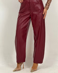 Pantalone ellen / pantaloni in ecopelle