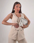 SALDO Tailleur DIAMANTE - Completo gilet con bottoni gioiello e pantalone, B3