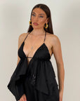 CORDSET MARIA - completo composto da top e pantalone in paillettes