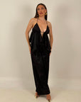 CORDSET MARIA - completo composto da top e pantalone in paillettes