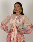 Abito FIORDALISO - Abito lungo con bottoni - COLLEZIONE CHIC