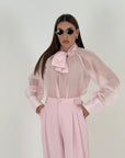 Camicia NAZLI - Camicia in organza