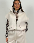 Tuta LISA - Completo gilet con zip e pantalone