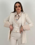 Tailleur EMY - Tailleur sartoriale tre pezzi tinta unita