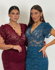 CURVY Abito TIZZY - Abito longuette in pizzo