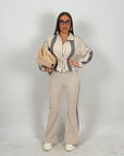 Tuta KARIM - Completo felpa con zip e pantalone