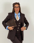 Tailleur BEVERLY - tailleur sartoriale tre pezzi gessato
