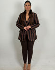 CURVY Giacca LAURETTA a righe