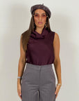 Blusa BRITTANY effetto seta