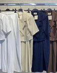 SALDO Tailleur PALMA - Completo giacca corta e pantalone gessato