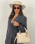 Tailleur MICKI - COMPLETO GIACCA E PANTALONE GESSATO