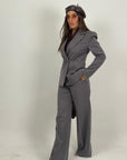 Tailleur CARA - Tailleur sartoriale gessato