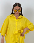 Cordset JOSEPHINE - Completo camicia e pantalone 55%lino e 45%cotone