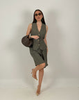 Cordset DOMINIQUE - Completo gilet e bermuda