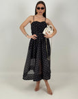 Abito ALEXANDRA - Abito lungo scollo a cuore - COLLEZIONE CHIC