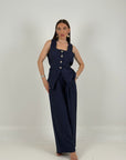 Tailleur MACY - Completo gilet corto e pantalone