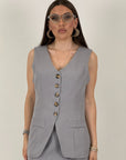 Cordset ALINA - Completo top e gonna lunga
