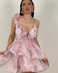 Abito APRIL - Abito corto con balze - COLLEZIONE CHIC