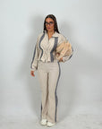 Tuta KARIM - Completo felpa con zip e pantalone