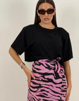 Gonna pareo ZEBRA ROSA