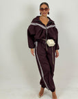 Tuta BELLINA - Completo felpa con zip e pantalone