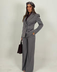 Tailleur CARA - Tailleur sartoriale gessato