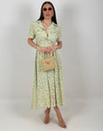 Abito BRENDA - Abito lungo in pizzo con cintura - COLLEZIONE CHIC