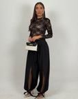 Cordset PENELOPE - Completo maglia in pizzo e pantalone