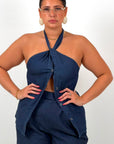 CURVY Cordset PERLITAS - Completo top e pantalone