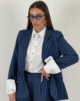 Tailleur ELEA - COMPLETO GIACCA E PANTALONE GESSATO