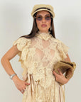 Cordset LADY - Completo maglia e pantalone in pizzo COLLEZIONE CHIC