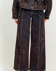 Cordset ANA - Completo in denim , giacca e pantalone