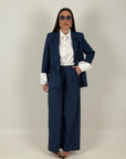 Tailleur ELEA - COMPLETO GIACCA E PANTALONE GESSATO