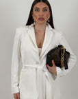 Tailleur LENA - Tailleur sartoriale con giacca con cintura e pantalone