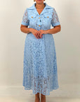 CURVY Abito BRENDA - Abito lungo in pizzo con cintura - COLLEZIONE CHIC