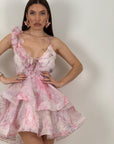 Abito APRIL - Abito corto con balze - COLLEZIONE CHIC