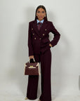 Tailleur EMANUELA - Completo giacca con bottoni dorati e pantalone