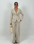 Tailleur AISHA - Completo giacca con bottoni dorati e pantalone