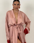 Abito KATRY - Kimono corto effetto seta