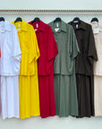 Cordset JOSEPHINE - Completo camicia e pantalone 55%lino e 45%cotone