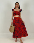 Cordset ROMY - Completo top e gonna lunga