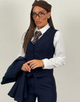 Tailleur MAELLE - Completo 3 pezzi top quality Giacca, panciotto e pantalone palazzo