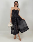 Abito ALEXANDRA - Abito lungo scollo a cuore - COLLEZIONE CHIC