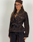 Cordset ANA - Completo in denim , giacca e pantalone