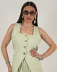 Tailleur MACY - Completo gilet corto e pantalone