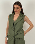 Cordset OLGA - Completo GILET e bermuda